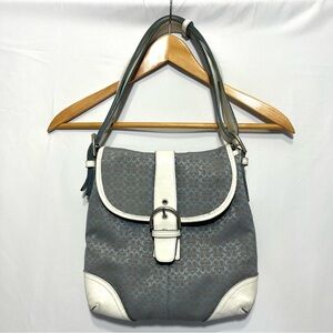 Coach Vintage Blue Crossbody Bag - Blue and White - Spring & Summer Bag ☀️